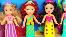 Petite Princess Mermaid Playdoh Makeover with Toddlers. DisneyToysFan.