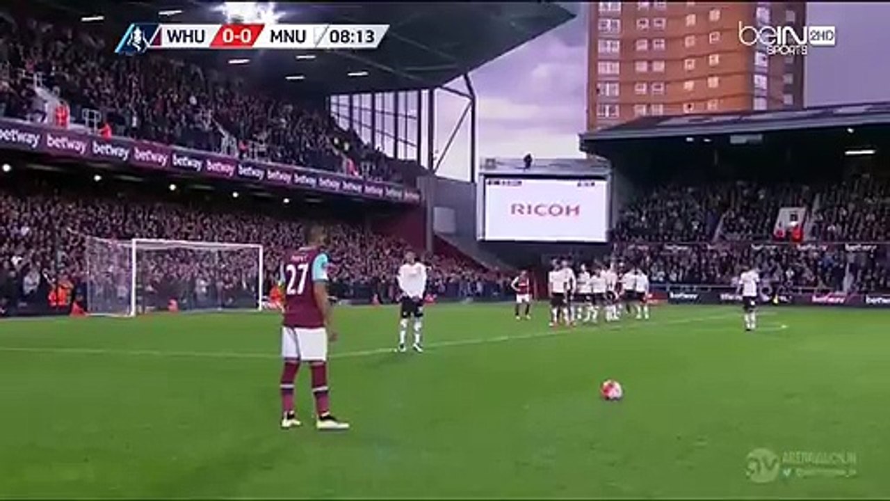 Dimitri Payet Super Free-Kick West Ham 0-0 Manchester United FA Cup 13.04.2016 HD