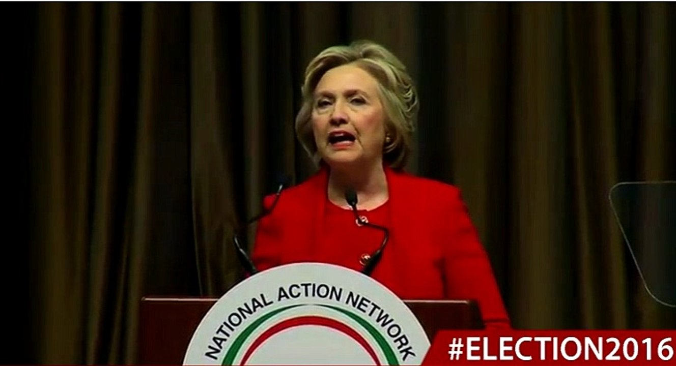 Hillary on racial equality