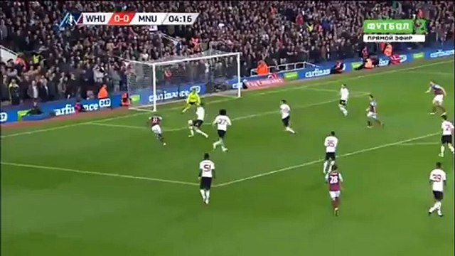 Dimitri Payet Amazing FREE KICK - West Ham vs Manchester United - 13.04.16