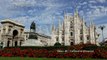 Ultra HD 4K Milan Travel Cathedral Italy Milano Duomo Italian Icon Expo 2015 UHD Video Stock Footage