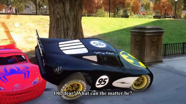 Cars Songs For Kids ♪ Oh Dear! What Can The Matter Be ♪ BatCar Spider man McQueen Cars