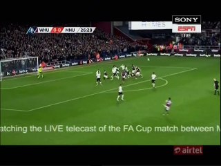 Dimitri Payet Fantastic Free-Kick HD - West Ham United v. Manchester United - FA Cup - 13.04.2016 HD