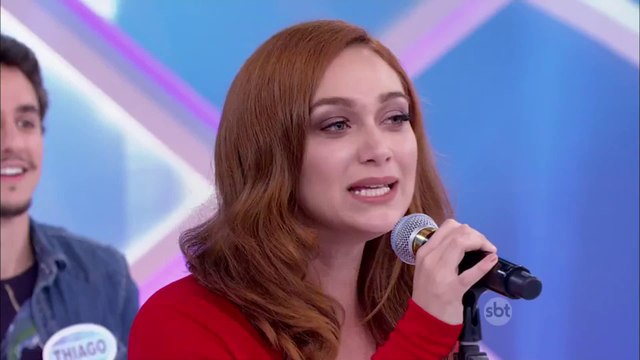 Programa Silvio Santos (21/02/16) - Não Erre a Letra com elenco adulto de Cúmplices (Parte 1/2)