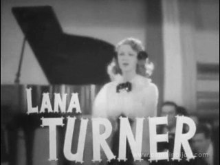 1939 THE DANCING CO-ED TRAILER - LANA TURNER