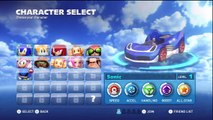 Sonic and All-Stars Racing Transformed Wii U Outrun Bay gameplay Nintendo