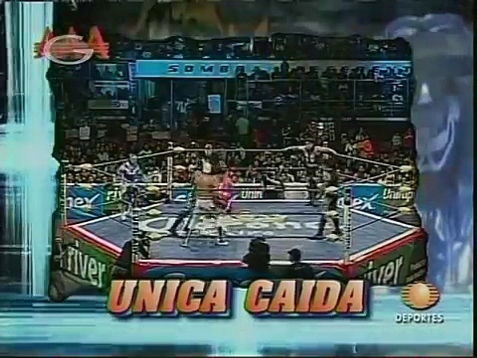 AAA-SinLimite 2009-04-21 Cuautitlan Izcalli 02 Rio Bravo, Tigre Cota & Tito Santana vs. Aero Star, Argenis & Super Fly