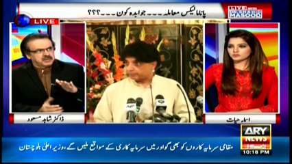 Live With Dr.Shahid Masood  13th April 2016