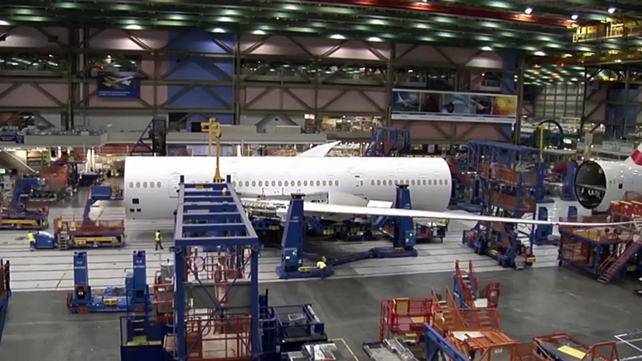 Boeing uçakları böyle yapılıyor