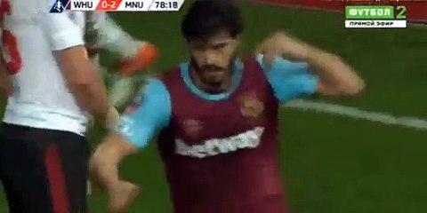 James Tomkins Goal HD - West Ham 1 - 2 Manchester United - 13-04-2016
