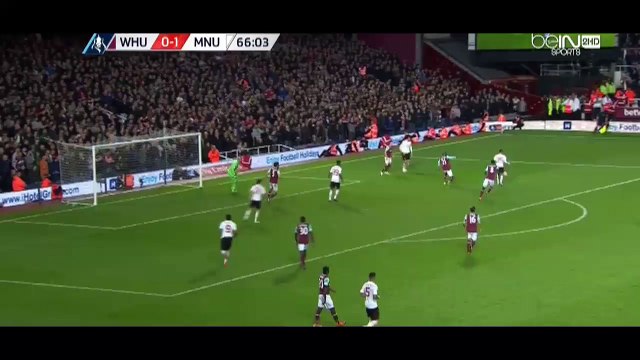 Marouane Fellaini Goal ~ West Ham vs Manchetser United 0-2 13.04.2016