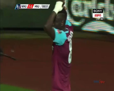 West Ham United Cancle Goal HD - West Ham United 1-2 Manchester United - 13-04-2016