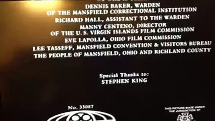Closing To The Shawshank Redemption 1995 VHS