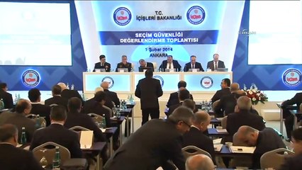 İçişleri Bakanı Efkan Ala seçim güvenliği toplantısında konuştu