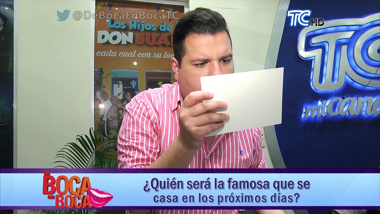 ¿Quién será la famosa que se casa en los próximos días?