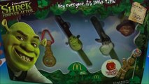 2010 SHREK FOREVER AFTER BOXED SET OF 12 McDONALDS HAPPY MEAL KIDS MOVIE TOYS VIDEO REVIEW