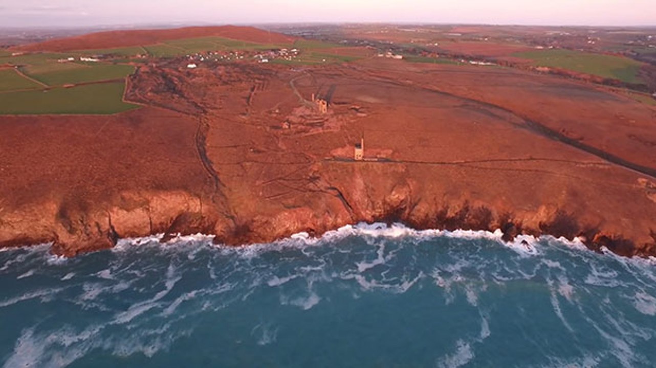 Rare phenomenon captured by drone