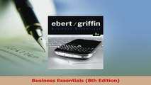 Read  Business Essentials 8th Edition Ebook Online