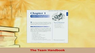 Read  The Team Handbook Ebook Free