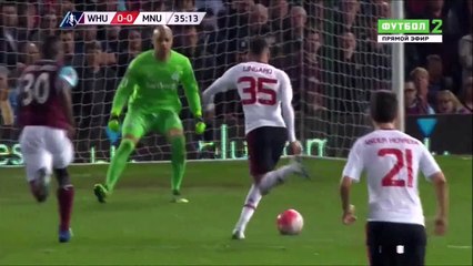 West ham United - Manchester United 1-2 (April 13, 2016, 1⁄4 of the FA Cup final)