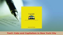 PDF  Taxi Cabs and Capitalism in New York City Download Full Ebook