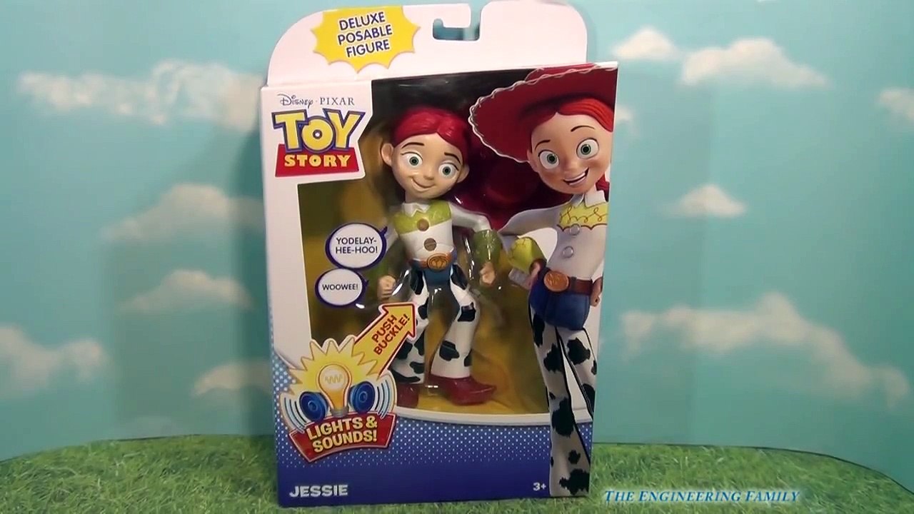 TOY STORY Disney Pixar Light and Glow Jessie Toy Story Disney Video Toy Review