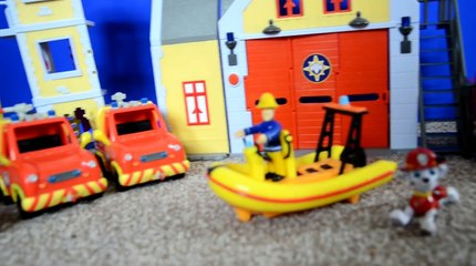 Fireman Sam City Paw patrol Marshal Fire Stations Fire Engines