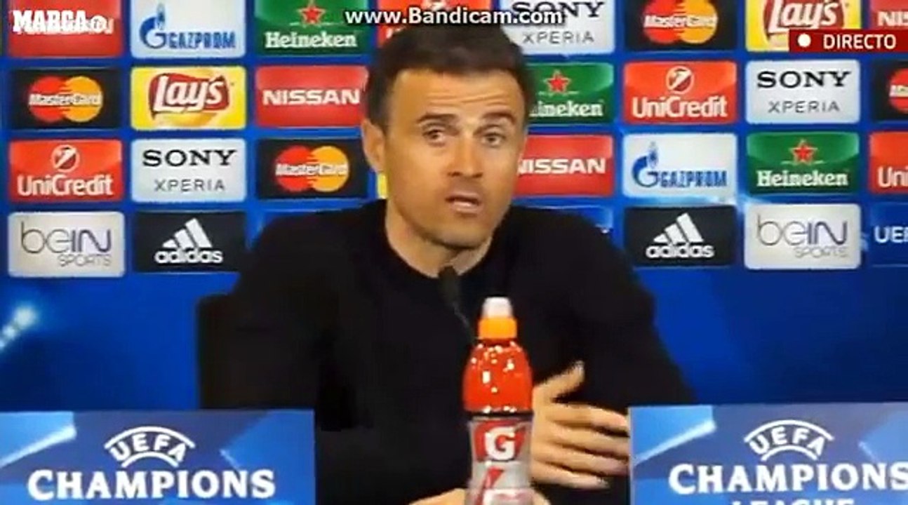 Rueda de prensa Luis Enrique tras el Atlético de Madrid 2-0 FC Barcelona Uefa Champions League