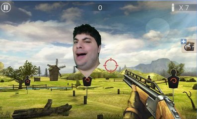 Disparando a todo lo que se mueve y no tanto - disparo del platillo volante - Android