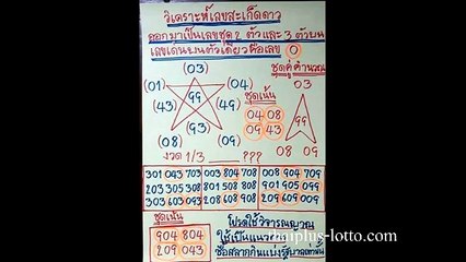 มาแล้ว!! สบาย สบาย การ์ตูน 3 2ตัวบน งวดวันที่ 1/3/59 vidéo