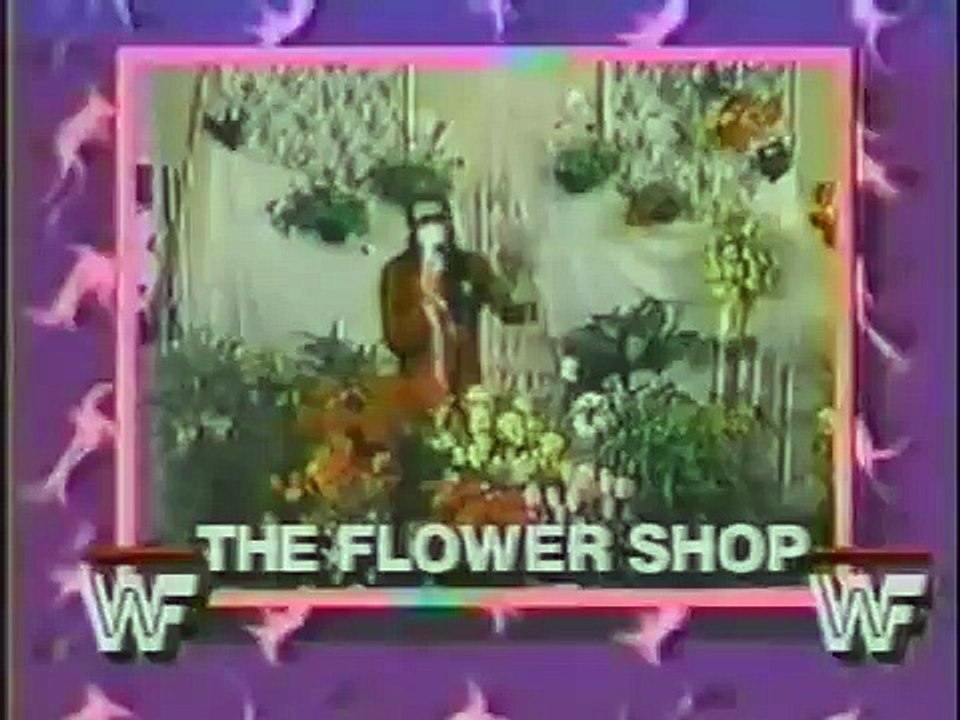 Flower Shop with Randy Savage   Championship Wrestling May 17th, 1986