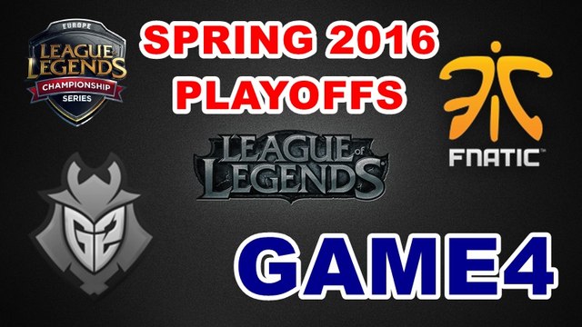 (LOL)FNC vs G2 Highlight(EU LCS 2016 Spring Playoffs) Game4