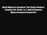 Book Amish Mystery & Suspense: The Cooper Brothers: Complete Set Books 1 & 2: (Amish Romance