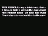 Ebook AMISH ROMANCE Mystery in Amish Country Series 4 Complete Books in one Boxed Set Inspirational