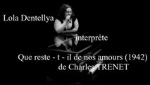 Que restet t il de nos amours ? de Charles TRENET (reprise de Stacey Kent)