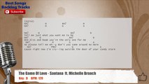 The Game Of Love - Santana  ft. Michelle Branch Vocal Backing Track with chords and lyrics