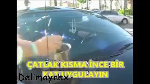 Çatlak araba camı nasıl onarılır?