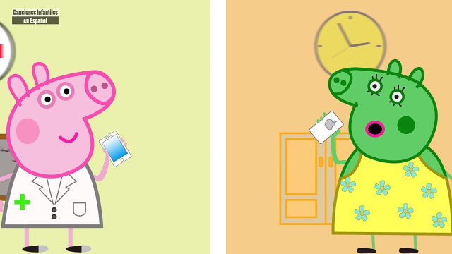 Cinco Monitos Saltando En La Cama En Español | Cinco Peppa Pig Se Disfraza de Hulk