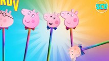 Peppa Pig Lollipop Finger Family   Nursery Rhymes Lyrics