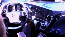Self driving truck Mercedes Actros 2015   2016 autonomous trucks