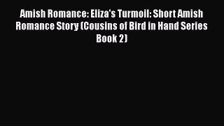 Book Amish Romance: Eliza's Turmoil: Short Amish Romance Story (Cousins of Bird in Hand Series