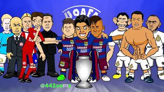 Atletico Madrid knock FC Barcelona out! (UEFA Champions League 2016 Quarter Final)
