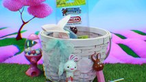 Easter Basket Toys Gumball Machine, Pez Candy Bunny, Surprise Slime Egg, Frozen & TMNT Toys