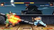 Super Street Fighter II Turbo HD Remix - XBLA - brahdawg (Ryu) VS. steezy matic (T. Hawk)