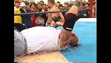 Justice Pain Wifebeater & Zandig Vs. Shadow WX Ryuji Yamakawa & Tomoaki Honma