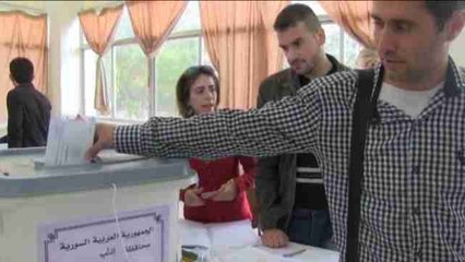 Siria celebra elecciones legislativas en medio del proceso de paz