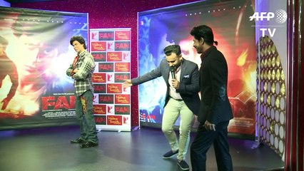 Shah Rukh Khan promotes new movie using waxwork double in London