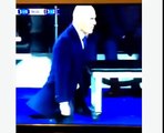 Zinedine Zidane rips his trousers celebrating Cristiano Ronaldo's hattrick