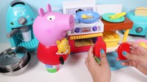 Peppa Pig Chef Play Doh Meal Makin Kitchen Playset Playdoh Oven Cooking Playset Toy Videos Part 1