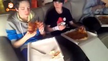 Die Jungs-WG im Schnee Handyvideos; Heute gibts Pizza!
